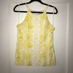 Lilly Pulitzer size 4 sunshine top